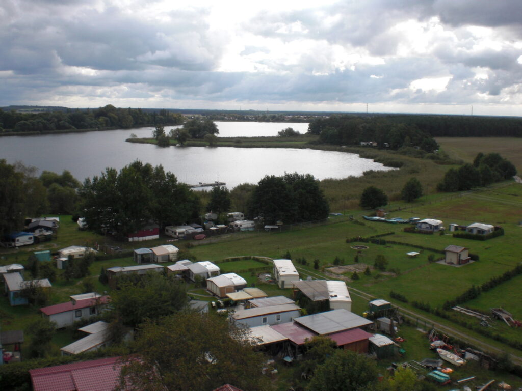 BLick über Campingplatz
